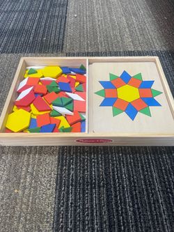 Melissa & Doug Pattern Board and Blocks