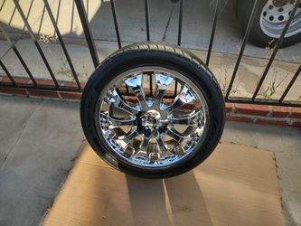 18" chrome wheels