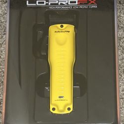 Babyliss Pro Limited Edition Influencer Yellow Lo-Pro FX