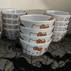 Hello Kitty Dipping Cups Mini Bowl Sets HK Halloween