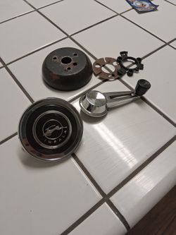 1964 Impala Horn Button And Window Crank 