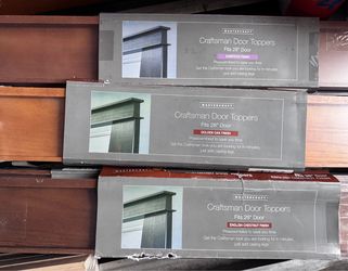 Craftsman Door Toppers all colors
