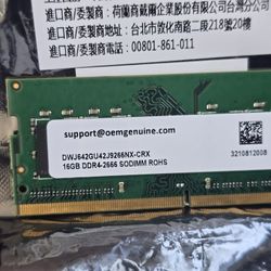 LAPTOP 16 GIG OF RAM  DDR-4