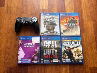 PS4 Games And Controller Bundle
