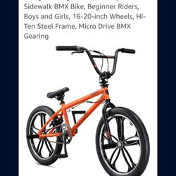 2 Mongoose Legion Kids Freestyle Sidewalk BMX Bike, Beginner Riders, Boys and Girls, 20-inch Wheels, Hi-Ten Steel Frame, Micro Drive BMX $180 Each.