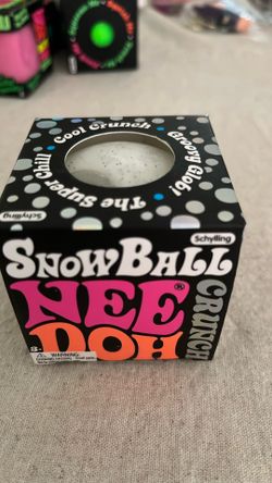 Viral rare schylling NeeDoh snow ball crunch groovy glob collectors 2021