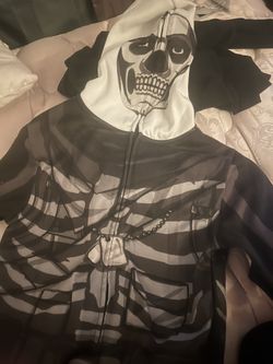 Kids Fortnite: Skull Trooper Full Zip