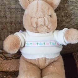 "Tender Bunny" Vintage 1985 Gund Stuffed Bunny