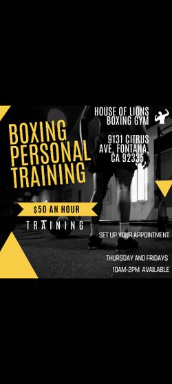 Personal Boxing Training