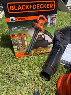 leaf blower and vacuum by Black and Decker