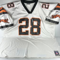 Reebok Authentic Team Replica Cincinnati Bengals Corry Dillion 4XL Jersey