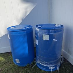 55 Gallon drum, Plastic Drum, Rain Barrel 