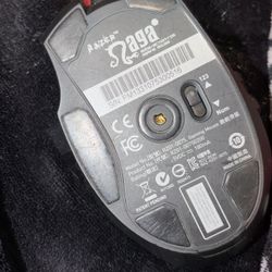 Razer Naga Hex Wraith Red Laser Gaming Mouse (RZ01-0075)