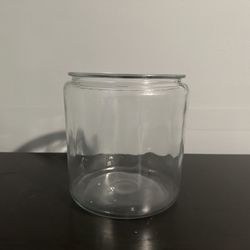 Large Glass Storage Jar