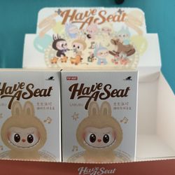 Pop Mart Have A Seat Series Labubu 100% Authentic. 