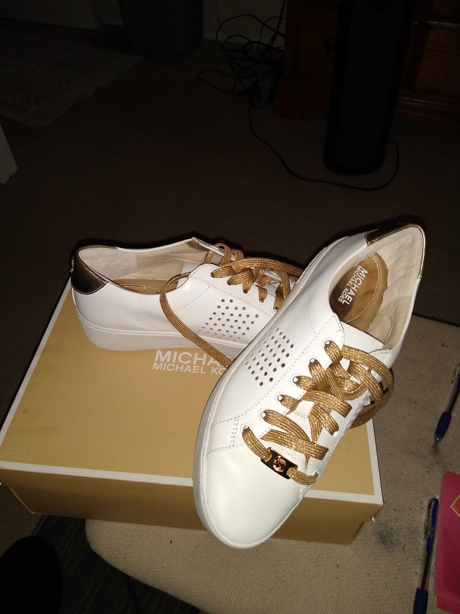 Michael kor white sneakers