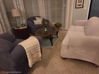 Free Furniture ,,(Sofa and 2 living room chairs.