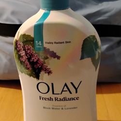 New Olay Body Wash 35 Fl Oz Birch Water & Lavender 