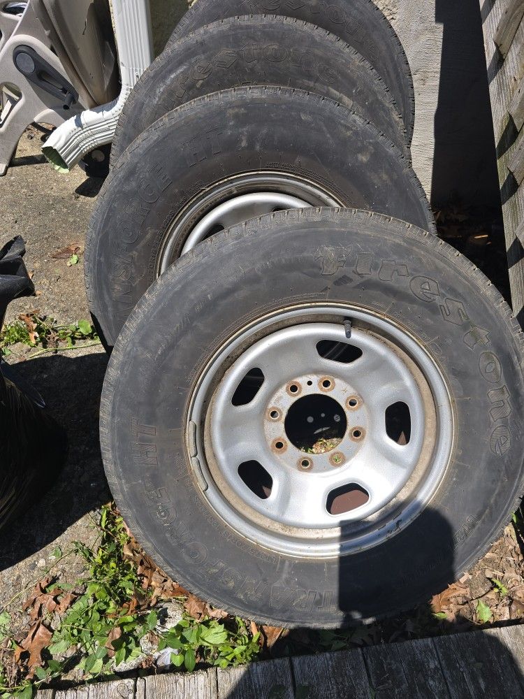 TIRES&RIMS FOR FORD F350 TRUCK