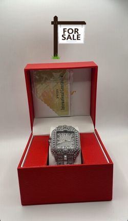 Cartier watch mosissanite
