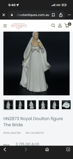 HN2873 Royal Doulton figure The Bride