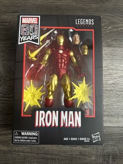 Marvel Legends Iron Man Fogure 80 years