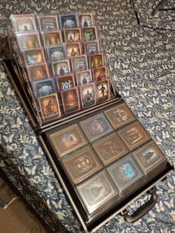 Large Trading Card Collection in Binder Case, Quantum,Genesis, highly collectable cards, read entire posting! No lowball offers!