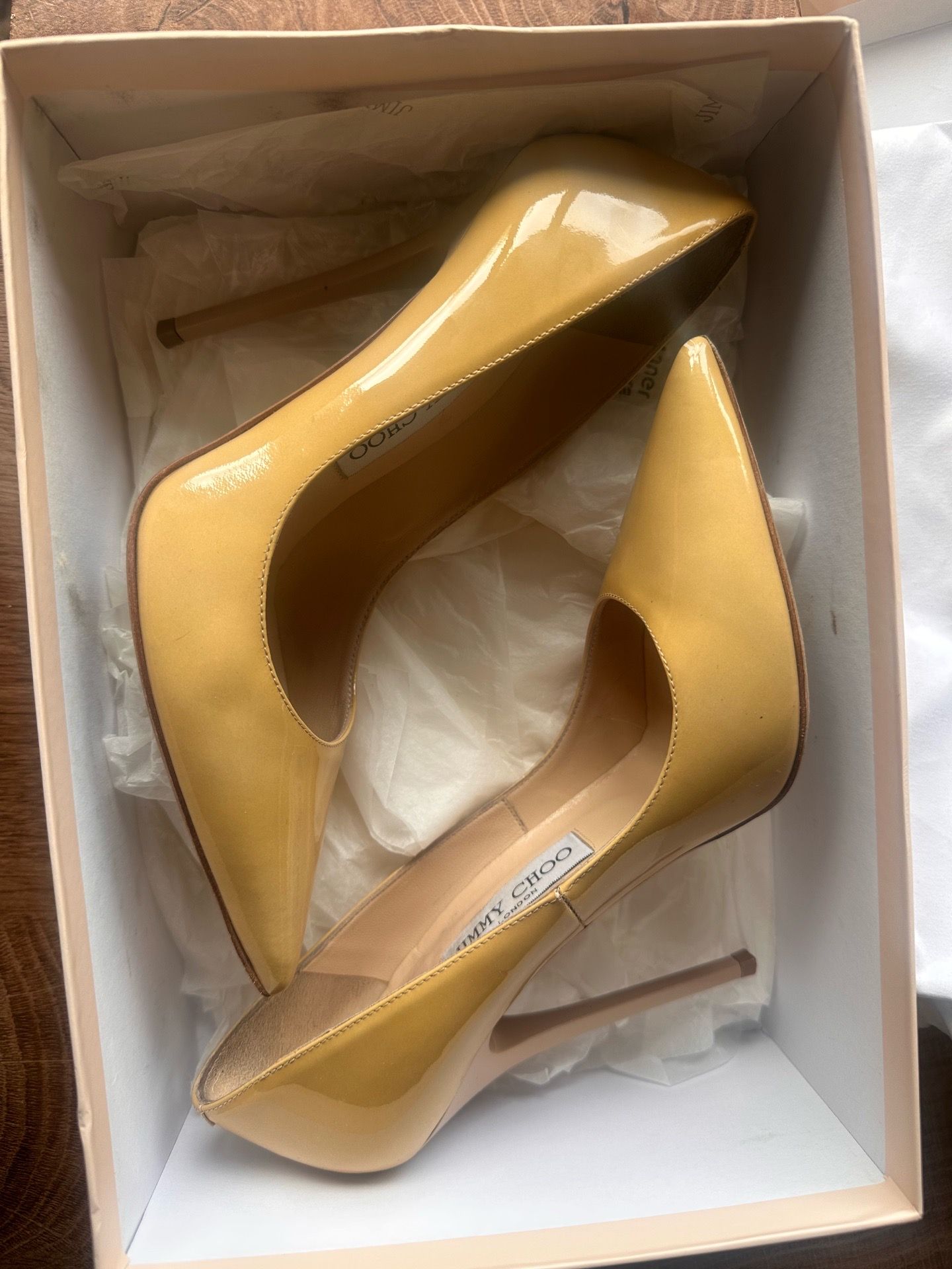 Jimmy Choo Nude heels
