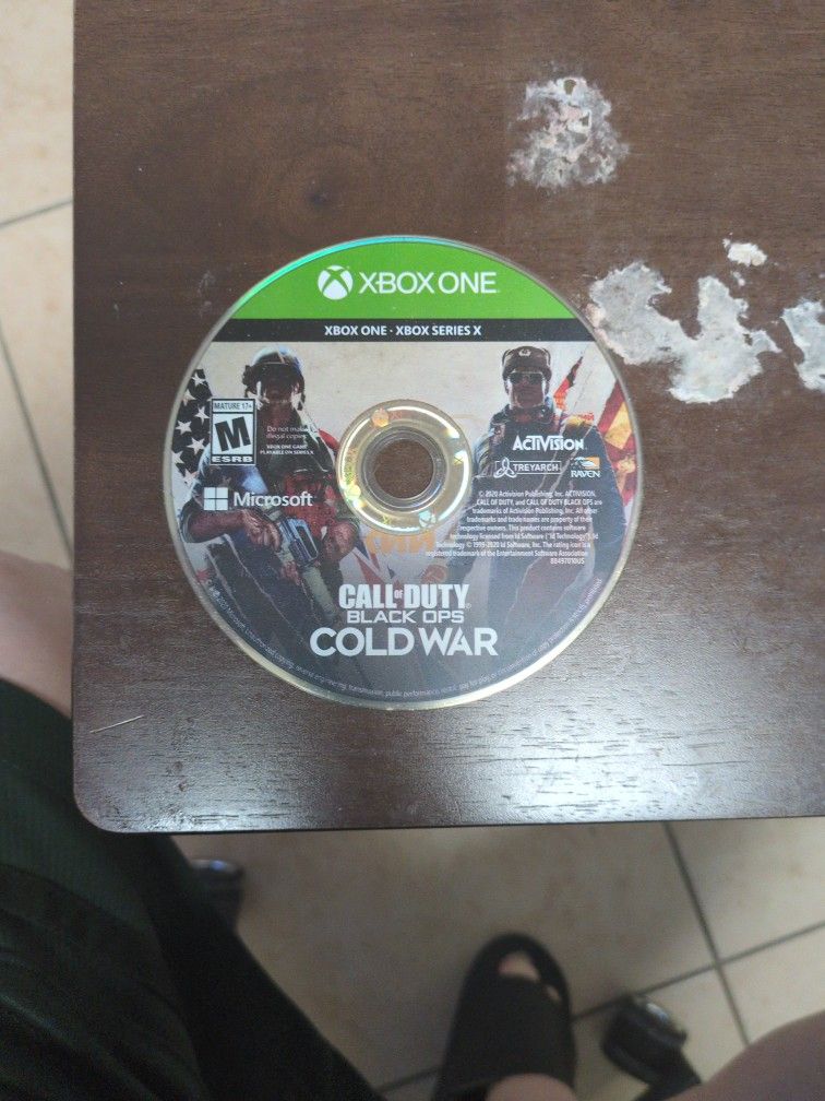 Xbox One Call Of Duty Cold War