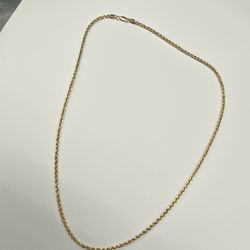  14k Gold/soil necklace 
