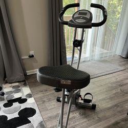 Exerpeutic Upright Folding Exercise Bike