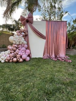 Custom Coquette  Backdrop Setup 