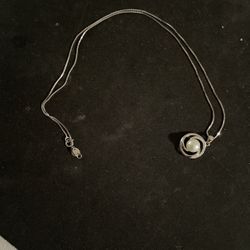 Elegant Genuine Nature White Pearl Necklace 7-8 mm