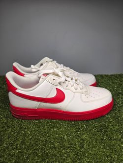 Nike air force 1 white red sole size 10