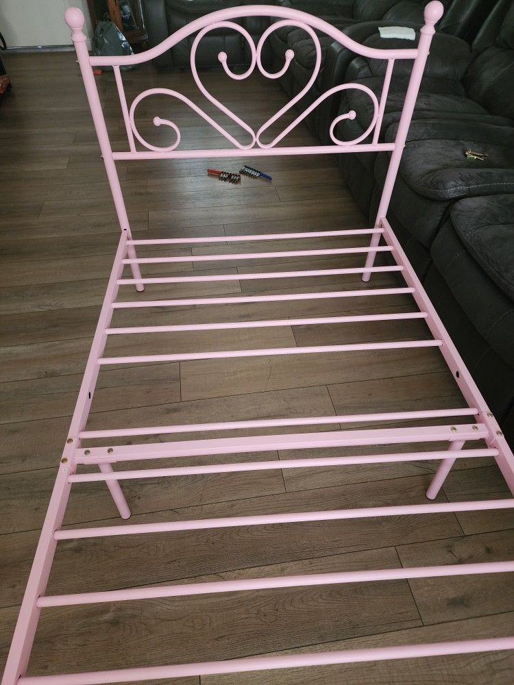 Pink Twin Bed