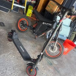 E bike and e scooter