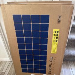 EcoFlow 100W Rigid Solar Panel High Efficiency Outdoor Power