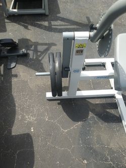 Hoist hypertension machine w/35lb tsa grip plates