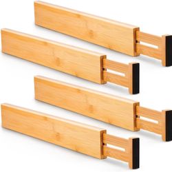 Drawer Adjustable Organizer Dividers (4pc) -Open Box