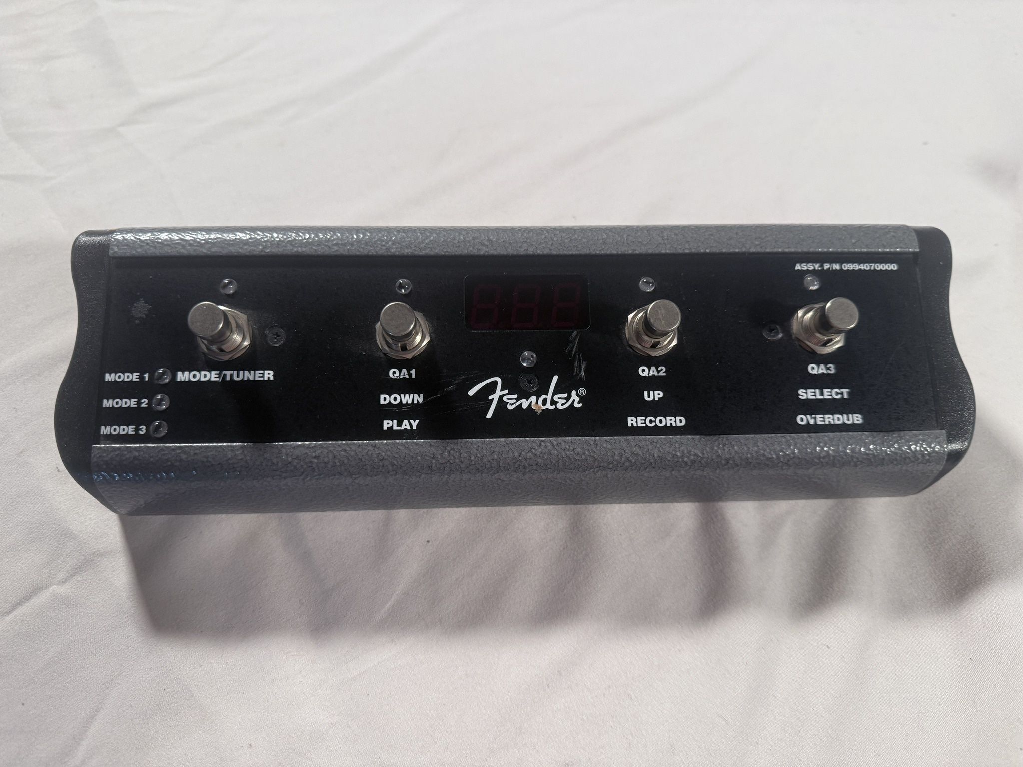 Fender 4-Button Footswitch (099-4070-000) – Mode, Tuner, Looping & Preset Control