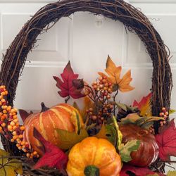 Harvest (Basket) Wreath