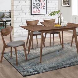 7pc Modern Dining Table Set 