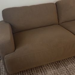 Brown Living Spaces Sofa 