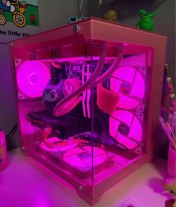 Apevia  pink computer case