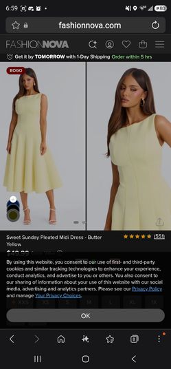 Fashion Nova Midi Dress 👗 L