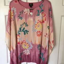 JM Collection Poncho Top/size M/brand New 