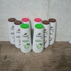 8 Dove Body Wash Para Mujer 
