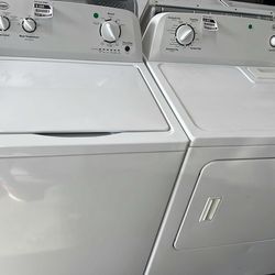 Washer and dryer with warranty