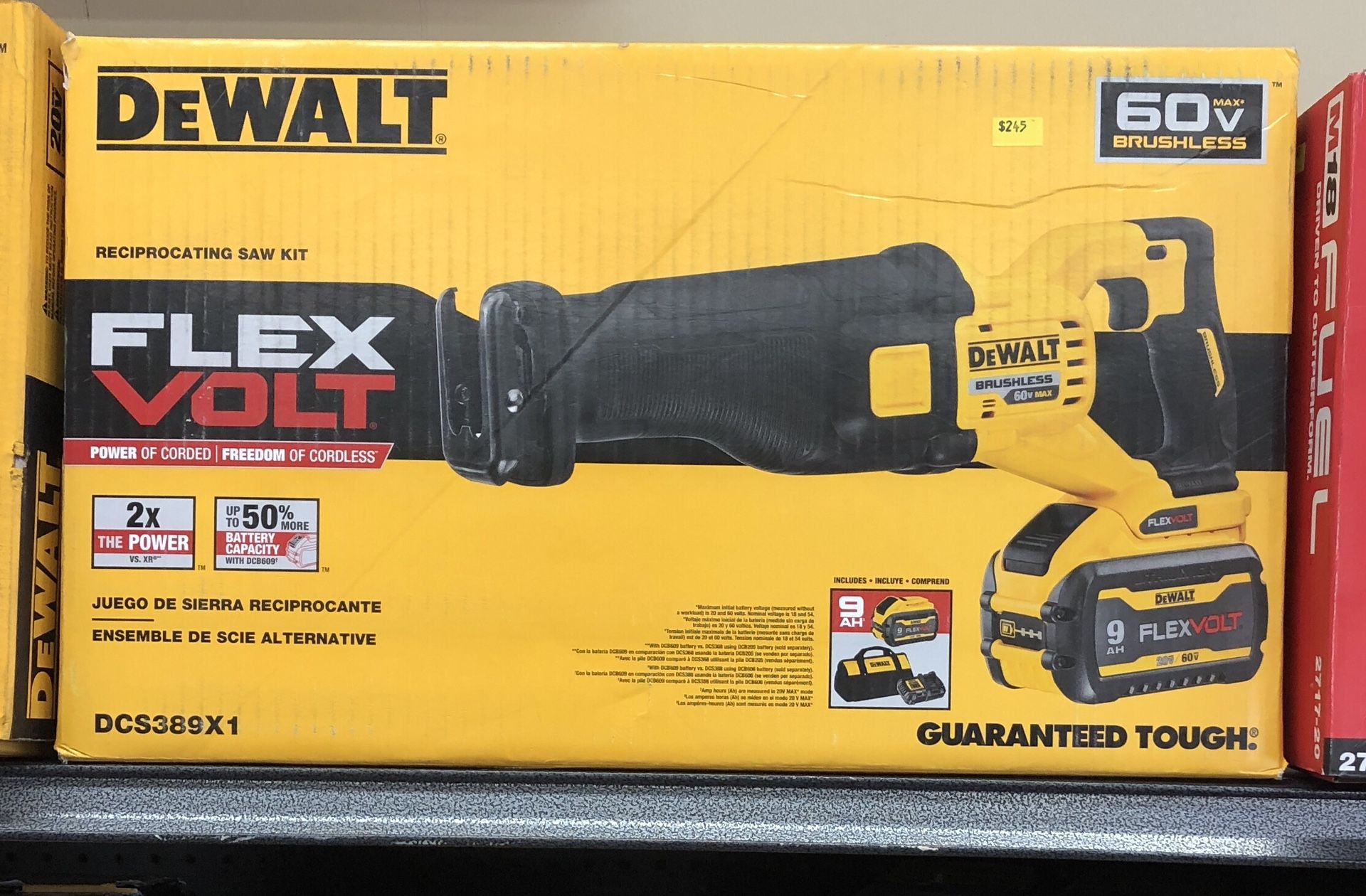 DeWalt FlexVolt Reciprocating Saw Kit
