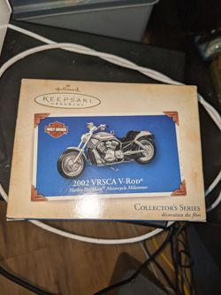 Harley Davidson Vrsca 2002 Hallmark Ornament Christmas